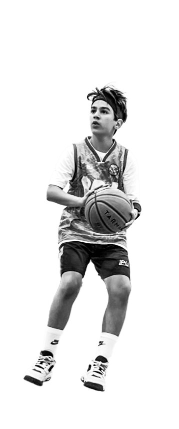 basketball player holding a ball